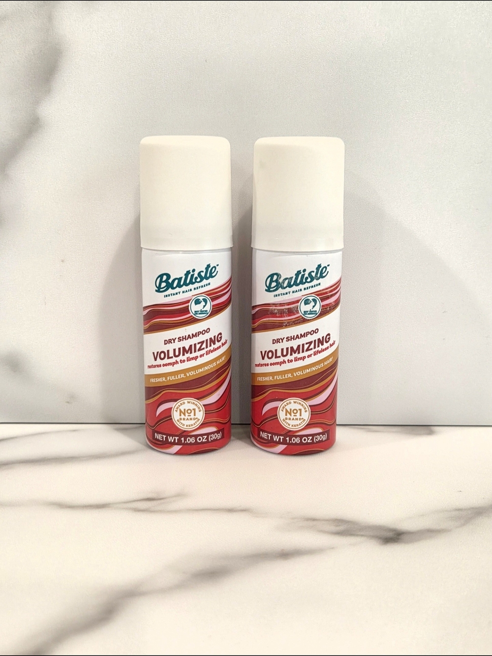 Batiste Volumizing Dry Shampoo Instant Hair Refresh 1.06oz Each × 2 (Two) NEW